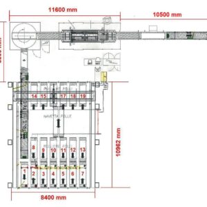 Almacén + CN Taladro BIESSE INSIDER K T2 + Descarga